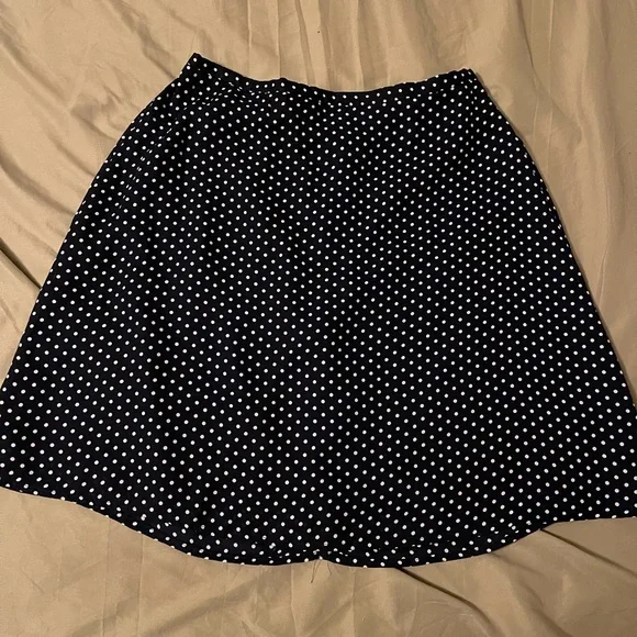 VINTAGE Polka Dot Mini Skirt - Picture 1 of 4